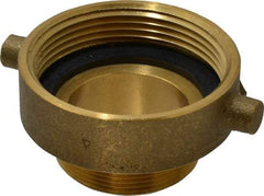 EVER-TITE Coupling Products - 2-1/2 FNST x 2 MNPS Hydrant Adapter - Brass - Industrial Tool & Supply