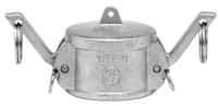 EVER-TITE Coupling Products - 3" Stainless Steel Cam & Groove Suction & Discharge Hose Dust Cap For Use with Adapters - Part DC, 200 Max psi - Industrial Tool & Supply