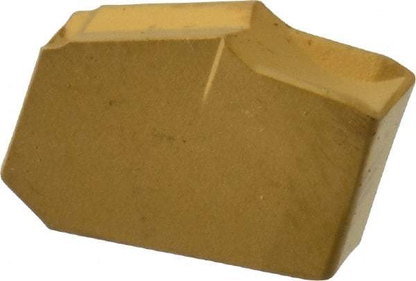 Hertel - MGTN2.4 HC335 Grade, 0.093" Cutting Width, Carbide Cutoff Insert - 0° Neutral Lead Angle, TiC/TiCN/TiN Coated - Industrial Tool & Supply