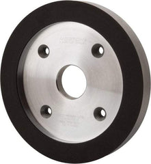 Norton - 6" Diam, 1-1/4" Hole Size, 3/4" Overall Thickness, 220 Grit, Type 6 Tool & Cutter Grinding Wheel - Very Fine Grade, Diamond, R Hardness, Resinoid Bond - Industrial Tool & Supply