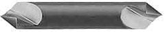 Hertel - 3/8" Head Diam, 3/8" Shank Diam, 4 Flute 60° Solid Carbide Countersink - 2-1/2" OAL, Straight Shank - Industrial Tool & Supply