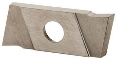 NIKCOLE MINI-SYSTEMS - GIE2 0.0787" Cutting Width, Carbide Cutoff Insert - 7° Left Hand Lead Angle, TiN Coated - Industrial Tool & Supply