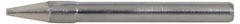 Hexacon Electric - 3/16 Inch Point, 3/8 Inch Tip Diameter, Semi Chisel Soldering Iron Tip - Series HT X Plated Tip, For Use with SI-115H - Exact Industrial Supply