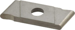NIKCOLE MINI-SYSTEMS - GIE 2mm Cutting Width Carbide Grooving Insert - 6mm Max Depth of Cut, Right Hand, 1mm Corner Radius - Industrial Tool & Supply