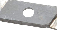 NIKCOLE MINI-SYSTEMS - GIE 0.9mm Cutting Width Carbide Grooving Insert - 2.54mm Max Depth of Cut, Left Hand - Industrial Tool & Supply