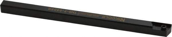 NIKCOLE MINI-SYSTEMS - External Thread, 140mm OAL, Right Hand Indexable Grooving Cutoff Toolholder - 8mm Shank Height x 8mm Shank Width, GIE Insert Style, THS Toolholder Style, Series Mini-Systems - Industrial Tool & Supply
