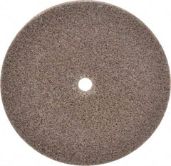 3M - 3" Diam, 1/8" Face Width, 1/4" Center Hole, Medium Grade, Aluminum Oxide Deburring Wheel - Unitized, Hard Density 8 Grade, 18,100 RPM - Industrial Tool & Supply