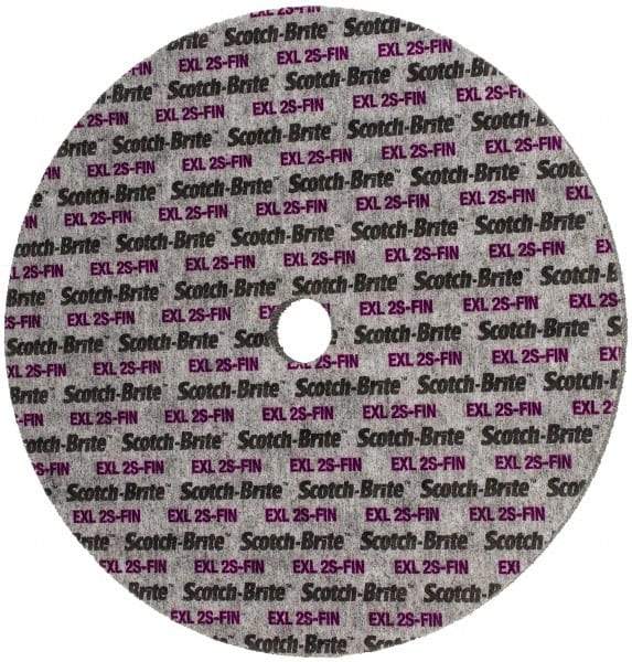 3M - 12" Diam, 1/2" Face Width, 1-1/4" Center Hole, Fine Grade, Silicon Carbide Deburring Wheel - Unitized, Soft Density 2 Grade, 2,600 RPM - Industrial Tool & Supply