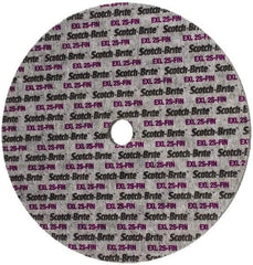 3M - 12" Diam, 1/2" Face Width, 1-1/4" Center Hole, Fine Grade, Silicon Carbide Deburring Wheel - Unitized, Soft Density 2 Grade, 2,600 RPM - Industrial Tool & Supply