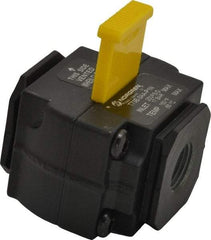 Norgren - 3/8" NPT Lockout Valve - 4 CV Rate, 120 CFM, 250 Max psi, Slide Actuator - Industrial Tool & Supply