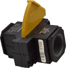 Norgren - 3/4" NPT Lockout Valve - 7.7 CV Rate, 231 CFM, 250 Max psi, Slide Actuator - Industrial Tool & Supply