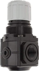 Norgren - 3/8" NPT Relief Valve - 1.6 CV Rate, 48 CFM, 150 Max psi, Knob Adjustment Actuator - Industrial Tool & Supply