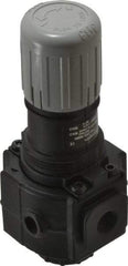 Norgren - 3/8" NPT Relief Valve - 3.09 CV Rate, 93 CFM, 250 Max psi, Knob Adjustment Actuator - Industrial Tool & Supply