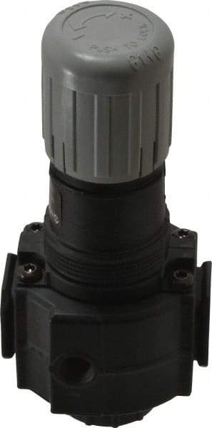 Norgren - 3/4" NPT Relief Valve - 3.09 CV Rate, 93 CFM, 250 Max psi, Knob Adjustment Actuator - Industrial Tool & Supply