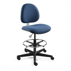 Bevco - 21 to 28-1/2" High ESD Swivel Chair - Industrial Tool & Supply