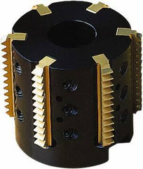 Seco - 2.283" Cut Diam, 1-1/2" Max Depth of Cut, 1" Arbor Hole Diam, Indexable Thread Mill - 40mm Insert Size, 6 Inserts, Toolholder Style R396.19 - Industrial Tool & Supply