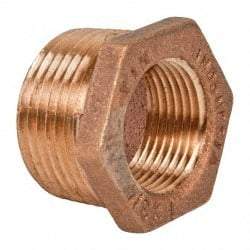 Legend Valve - Class 125, 1" Internal Pipe, Bronze Hex Bushing - MNPT x FNPT - Industrial Tool & Supply