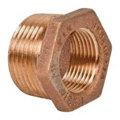Legend Valve - Class 125, 1" Internal Pipe, Bronze Hex Bushing - MNPT x FNPT - Industrial Tool & Supply