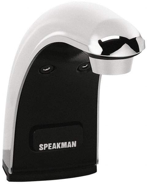 Speakman - Surface Mounted Electronic & Sensor Faucet with External Mixer - Powered by AC Only, Integral Spout, 8" Mounting Centers, Lead-Free, For Use with Potable Water Applications - Industrial Tool & Supply