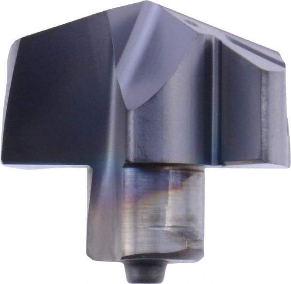 Iscar - Series ICP, 19.2mm Diam Grade IC908 140° Replaceable Drill Tip - Carbide, TiAlN Finish, 19 Seat Size - Industrial Tool & Supply