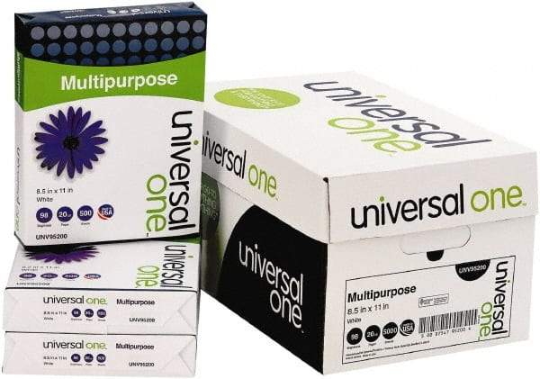 UNIVERSAL - White Copy Paper - Use with Laser Printers, Copiers, Plain Paper Fax Machines - Industrial Tool & Supply