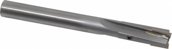 Made in USA - 1/2" Diam, 7/16" Shank, Diam, 3 Flutes, Straight Shank, Interchangeable Pilot Counterbore - Industrial Tool & Supply
