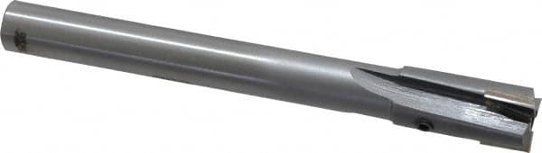 Made in USA - 5/8" Diam, 1/2" Shank, Diam, 3 Flutes, Straight Shank, Interchangeable Pilot Counterbore - Industrial Tool & Supply