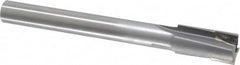 11/16″ Diam, 1/2″ Shank, Diam, 3 Flutes, Straight Shank, Interchangeable Pilot Counterbore 5-1/8″ OAL, Bright Finish, Carbide-Tipped