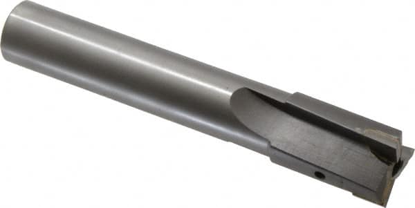 Made in USA - 1-3/16" Diam, 1" Shank, Diam, 3 Flutes, Straight Shank, Interchangeable Pilot Counterbore - Industrial Tool & Supply