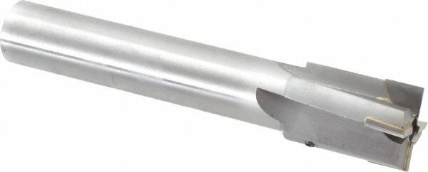 Made in USA - 1-9/16" Diam, 1-1/4" Shank, Diam, 4 Flutes, Straight Shank, Interchangeable Pilot Counterbore - Industrial Tool & Supply