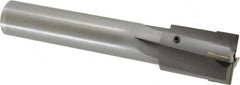 Made in USA - 1-5/8" Diam, 1-1/4" Shank, Diam, 4 Flutes, Straight Shank, Interchangeable Pilot Counterbore - Industrial Tool & Supply