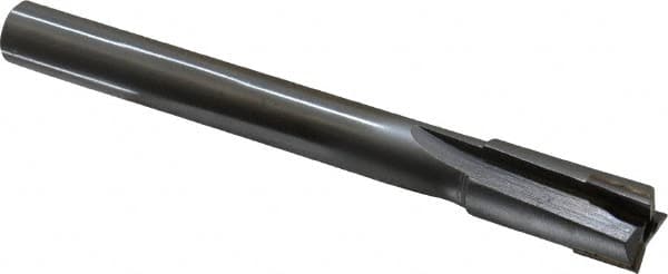 Made in USA - 5/8" Diam, 1/2" Shank, Diam, 3 Flutes, Straight Shank, Interchangeable Pilot Counterbore - Industrial Tool & Supply