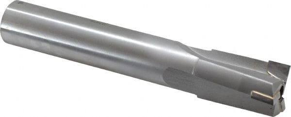 Made in USA - 1-3/16" Diam, 1" Shank, Diam, 3 Flutes, Straight Shank, Interchangeable Pilot Counterbore - Industrial Tool & Supply