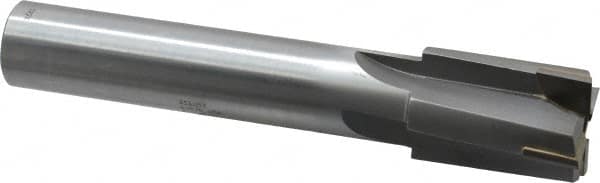 Made in USA - 1-5/8" Diam, 1-1/4" Shank, Diam, 4 Flutes, Straight Shank, Interchangeable Pilot Counterbore - Industrial Tool & Supply