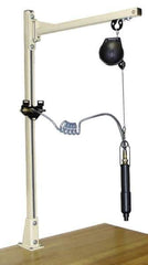 Qualtech - 3 to 5 Lbs. Holding Capacity, Swing Jib Kit - 36 Inch Long, 1.52 m High, Column Mount, Tool Balancer Included - Industrial Tool & Supply
