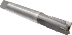 Made in USA - 1-1/16" Diam, 3 Flutes, Morse Taper Shank, Interchangeable Pilot Counterbore - Industrial Tool & Supply