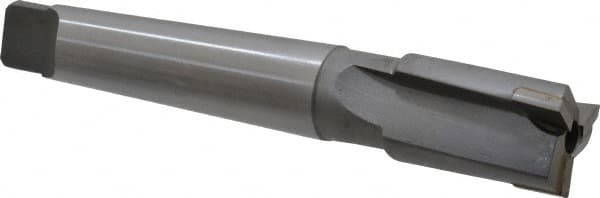 Made in USA - 1-1/8" Diam, 3 Flutes, Morse Taper Shank, Interchangeable Pilot Counterbore - Industrial Tool & Supply