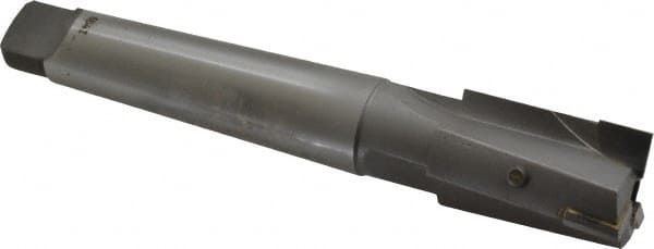 Made in USA - 1-3/16" Diam, 3 Flutes, Morse Taper Shank, Interchangeable Pilot Counterbore - Industrial Tool & Supply
