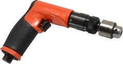Dotco - 1/4" Keyed Chuck - Pistol Grip Handle, 1,000 RPM, 0.4 hp, 90 psi - Industrial Tool & Supply
