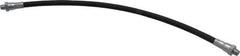 PRO-LUBE - 18" Long, 5,800 psi Operating Pressure, Polyamide (Inner Tubing) & Polyurethane (Sheath) Grease Gun Hose - 1/8 NPT, 13,775 psi Burst Pressure - Industrial Tool & Supply