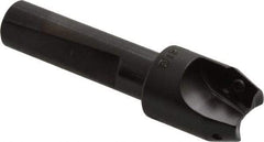 Kyocera - 20° Lead Angle, 9/16" Max Cut Diam, 9/16" Min Cut Diam, 0.33" Max Depth of Cut, Indexable Chamfer and Angle End Mill - 2 Inserts, XPMT 0902.. Insert Style, 2.78" Overall Length, Straight Shank - Industrial Tool & Supply