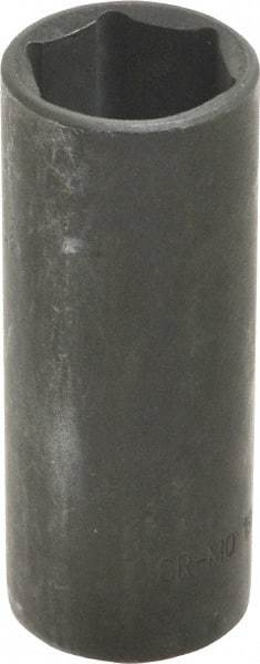 Blackhawk by Proto - 3/8" Drive 19mm Deep Impact Socket - 6 Points, 2-13/16" OAL - Industrial Tool & Supply