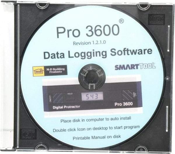 SPI - Pro 3600 Data Logger Level Software - Use With Pro 3600 Digital Levels - Industrial Tool & Supply