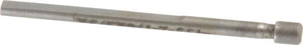 Made in USA - 1/8" Head Diam, 3/32" Shank Diam, Counterbore Pilot - Bright Finish, Carbon Steel - Industrial Tool & Supply
