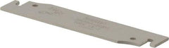 Iscar - 3/4" Blade Height, 1/16" Blade Width, 3.386" OAL, Neutral Cut, Single End Indexable Cut-Off Blade - TGFH Blade, Tang-Grip Series - Industrial Tool & Supply