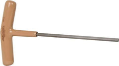 Paramount - 4mm Hex, T-Handle Cushion Grip, Hex Key - 6" OAL, Steel, Metric System of Measurement - Industrial Tool & Supply