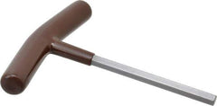 Paramount - 5/16" Hex, T-Handle Cushion Grip, Hex Key - 6" OAL, Steel, Inch System of Measurement - Industrial Tool & Supply