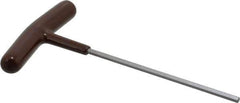 Paramount - 9/64" Hex, T-Handle Cushion Grip, Hex Key - 6" OAL, Steel, Inch System of Measurement - Industrial Tool & Supply