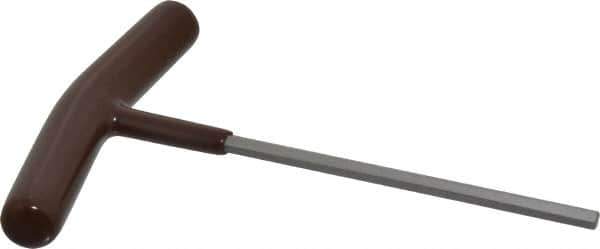 Paramount - 3/16" Hex, T-Handle Cushion Grip, Hex Key - 6" OAL, Steel, Inch System of Measurement - Industrial Tool & Supply