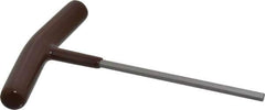 Paramount - 3/16" Hex, T-Handle Cushion Grip, Hex Key - 6" OAL, Steel, Inch System of Measurement - Industrial Tool & Supply